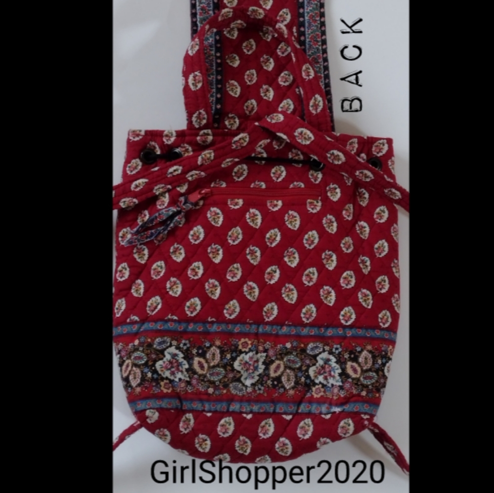 ‼️VERA BRADLEY Red Leaf Backpack - Picture 6 of 6